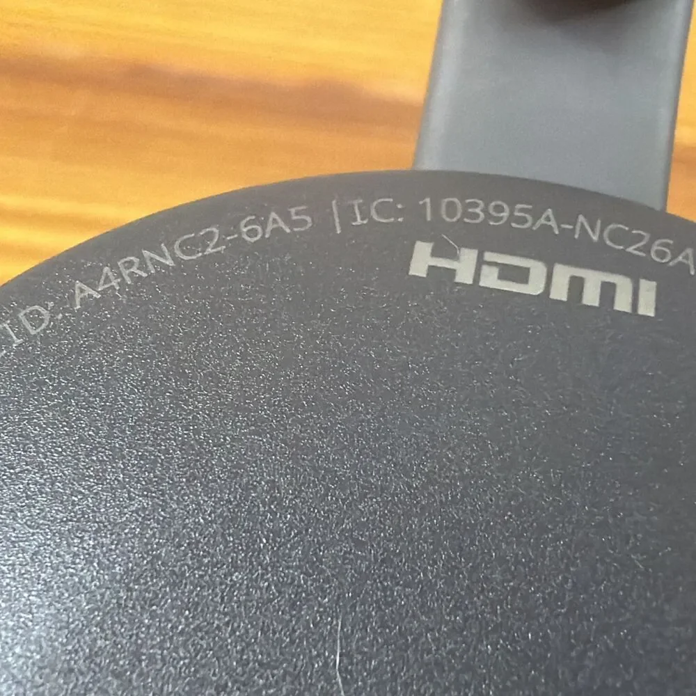 Google Chromecast 2nd Generation 1080p Media Streaming Device - Black (NC2-6A5)